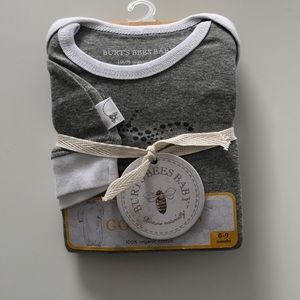 Burt’s Bees Baby gown and cap